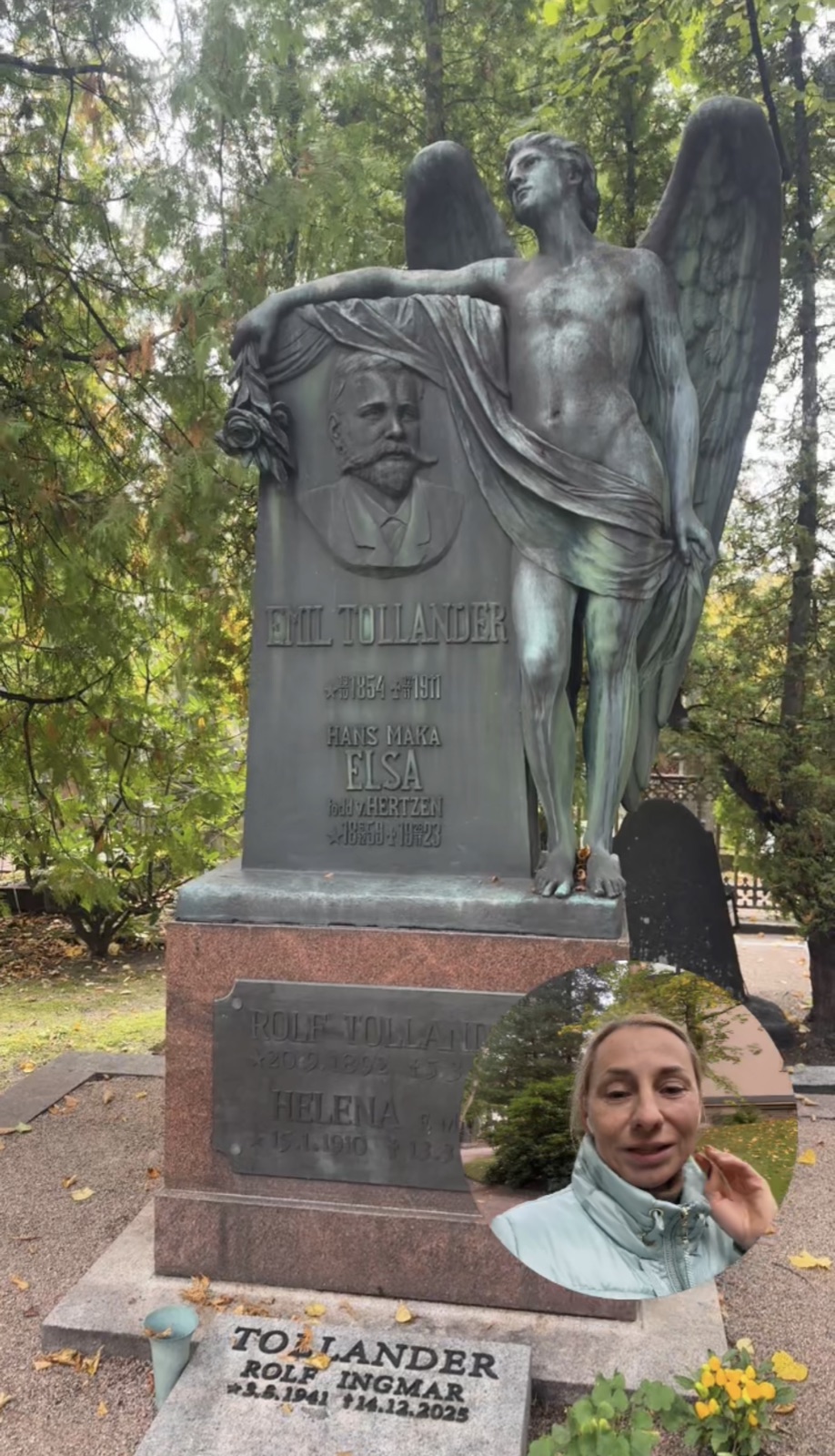 Памятник Эмилю Толландеру в Хиетаниеми